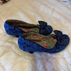 Irregular Choice 41/10 Lace in Cobalt Blue